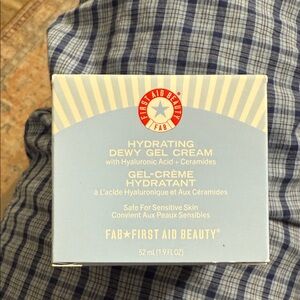 First Aid Beauty Blue and White Gel-Cream